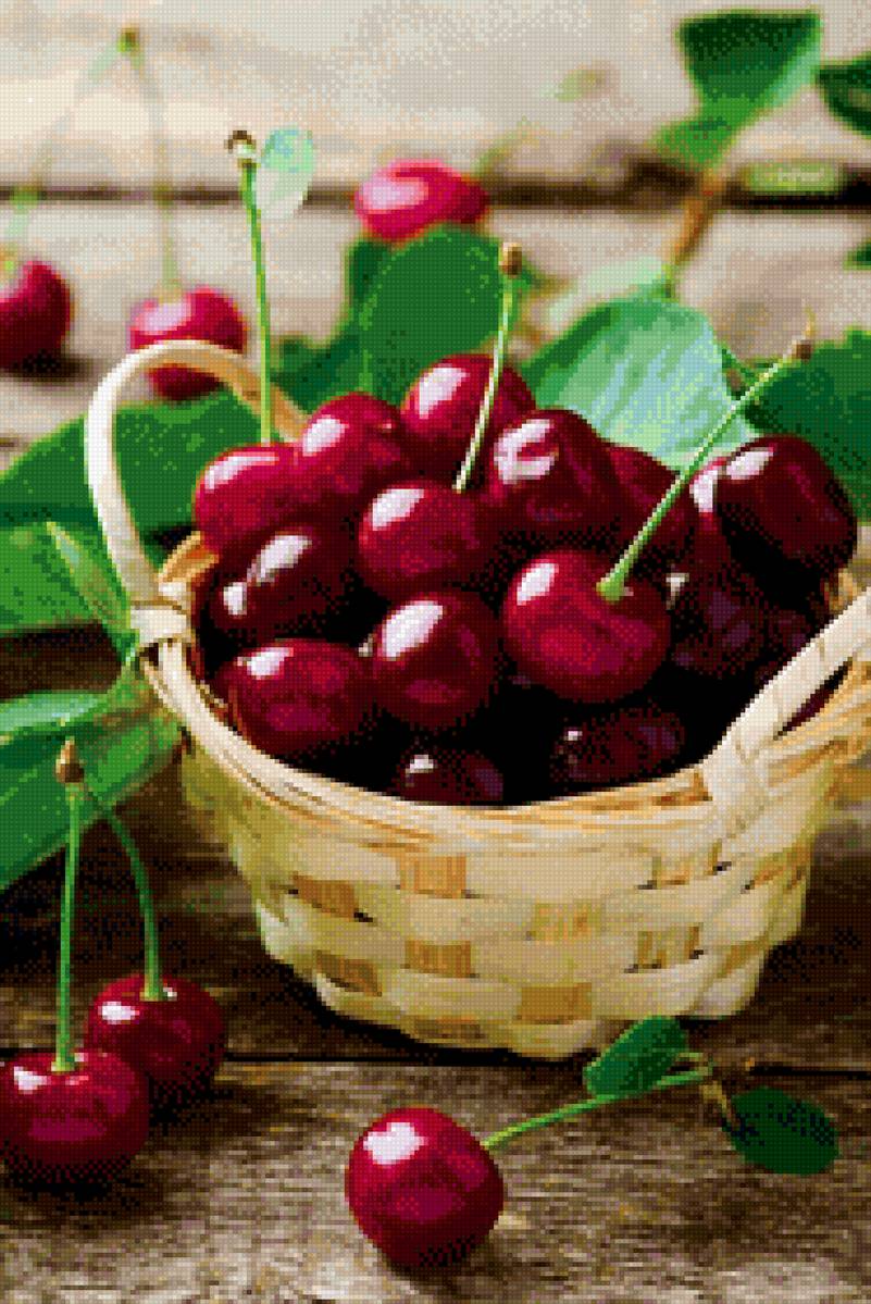 Вишня - ягоды, натюрморт, еда, вишня - предпросмотр