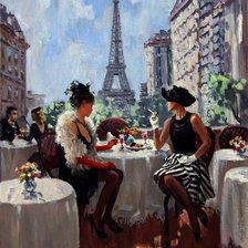 Схема вышивки «Париж»