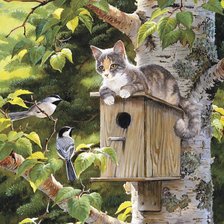 Схема вышивки «Знакомство»