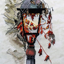 Схема вышивки «фонарь»