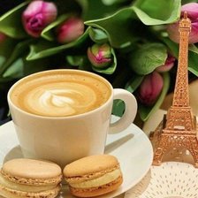 Схема вышивки «Кофе»