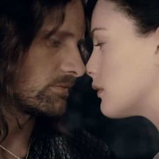 Схема вышивки «Арвен и Арагорн»