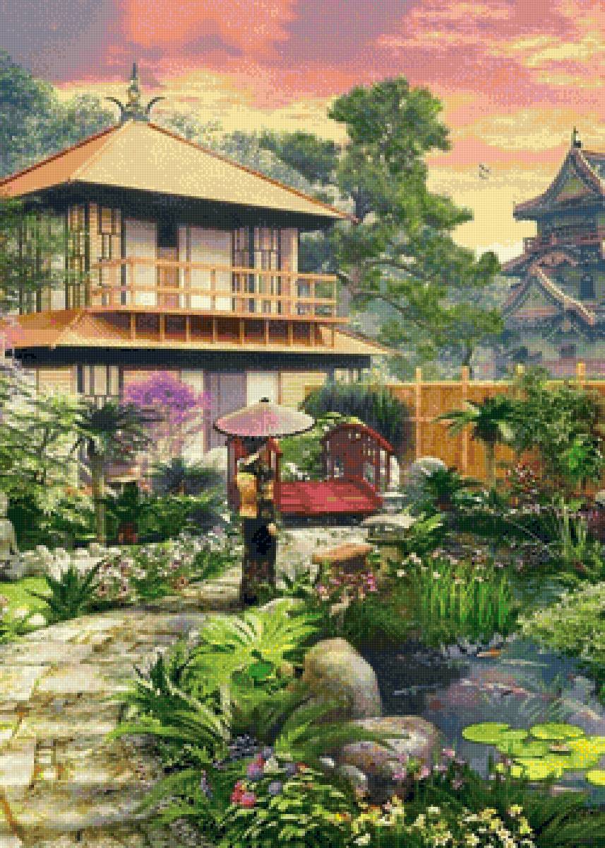 Китай - дом, китай, сад - предпросмотр