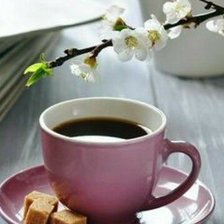 Схема вышивки «Кофе»