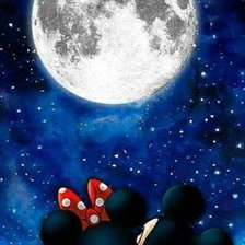 Схема вышивки «Луна»