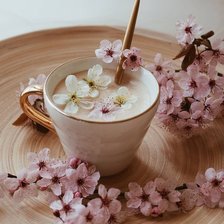 Схема вышивки «Кофе»