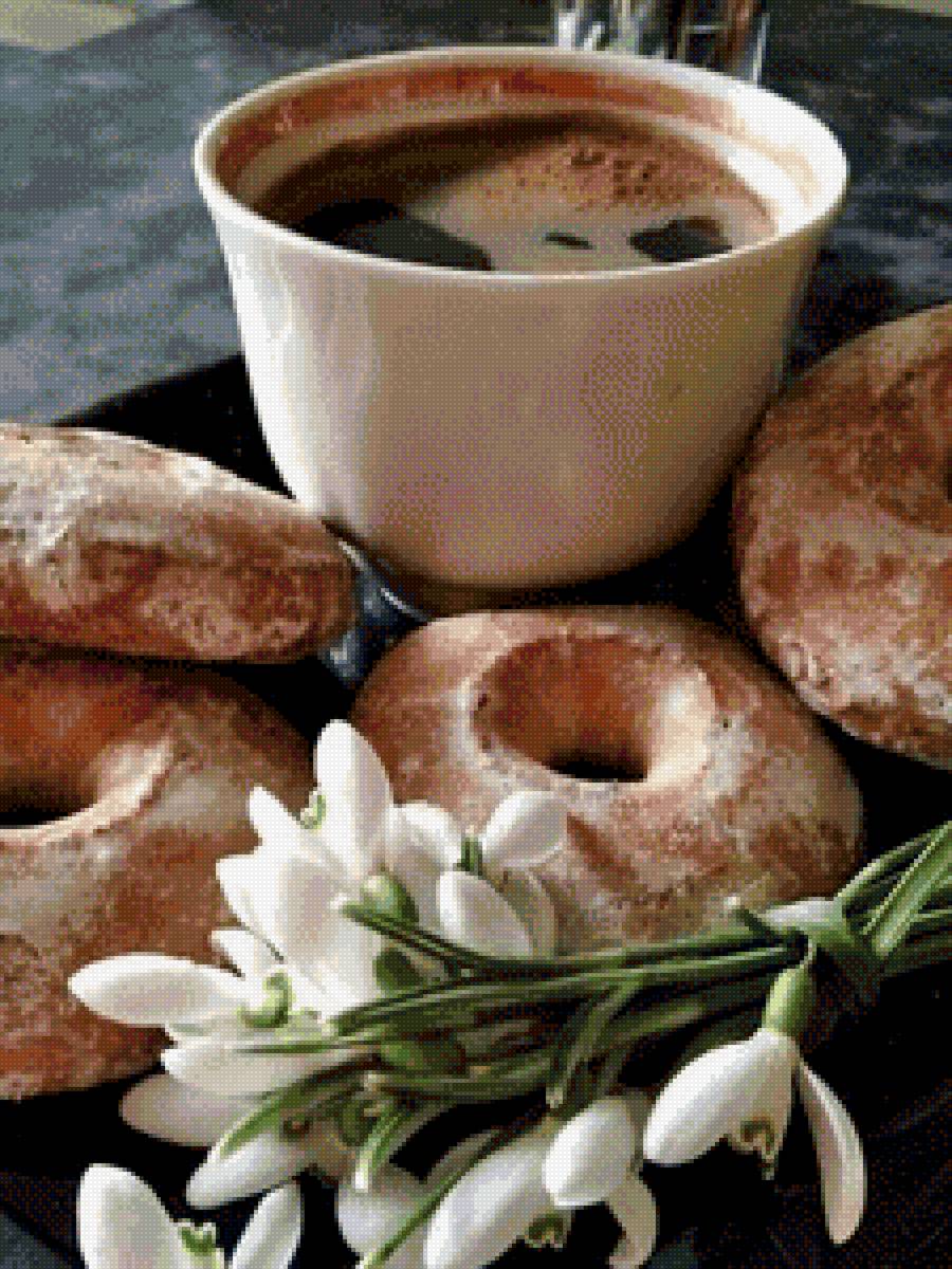 Кофе - кофе, еда, цветы - предпросмотр