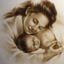 Схема вышивки «Мамочка»