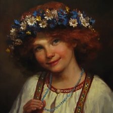 Схема вышивки «Рыженькая»