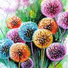 Схема вышивки «Одуванчик»