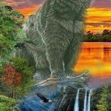 Вечер в тайге