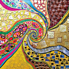 Схема вышивки «Klint abstrait»