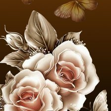 Схема вышивки «Розы»