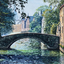 Схема вышивки «Брюгге»