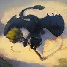 Схема вышивки «toothless»