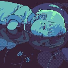 Схема вышивки «Грустинка т_т»