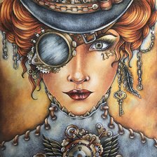 Схема вышивки «Стимпанк»