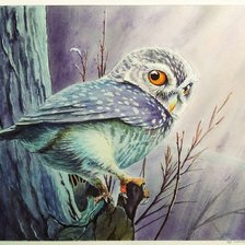 Схема вышивки «сова смирнов антон»