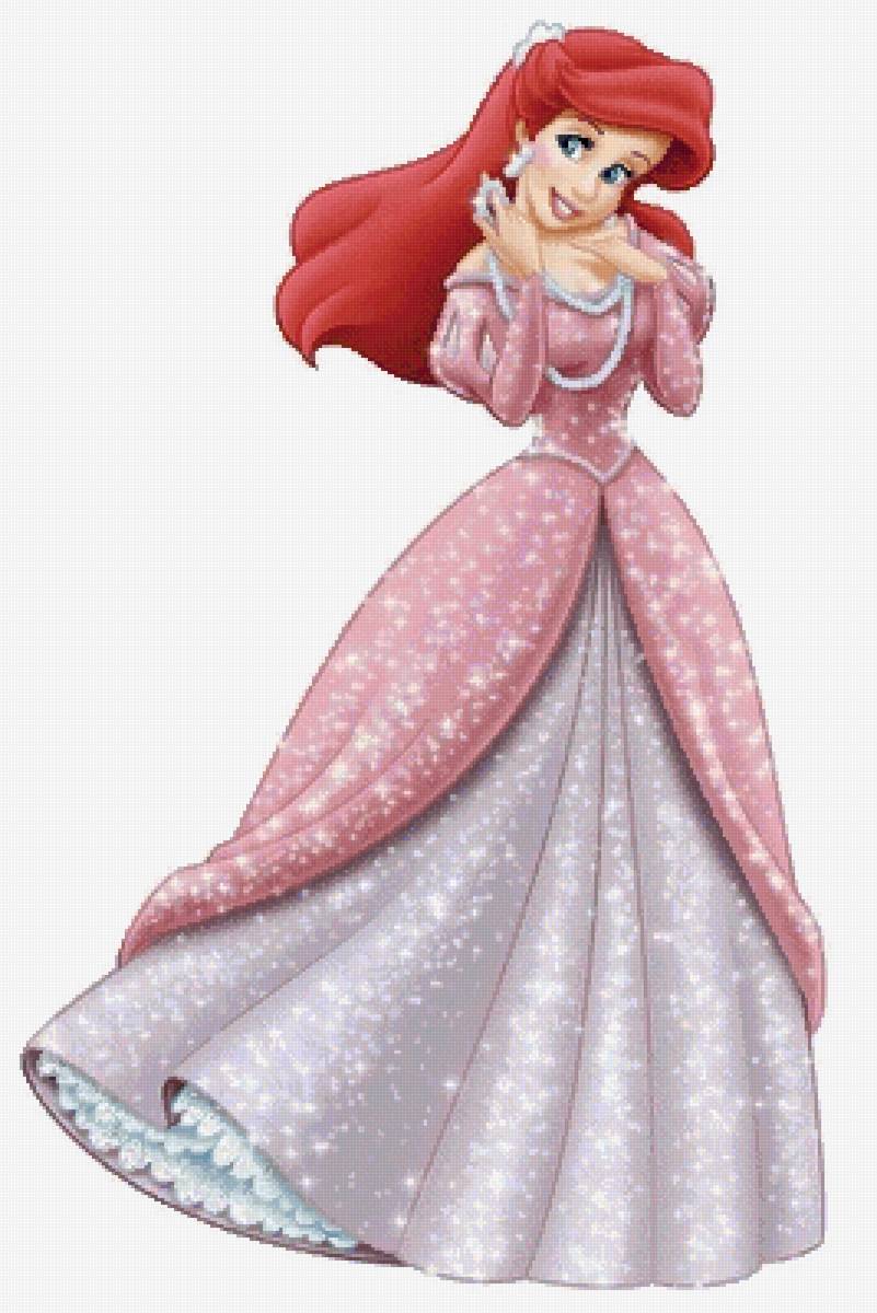 Ариэль - русалочка принцесса дисней море рыбки - предпросмотр