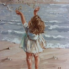 Схема вышивки «Море»