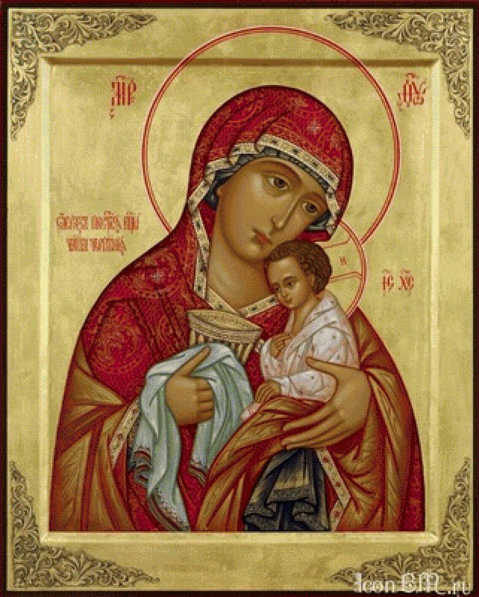 Икона Дева Мария - религия, икона - предпросмотр