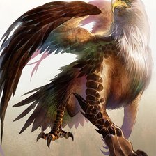 Схема вышивки «Мифические существа. Грифон»