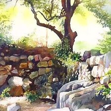 Схема вышивки «Пейзаж»