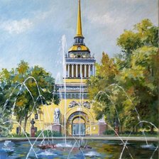 Схема вышивки «Питер»