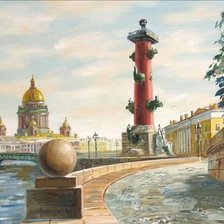 Схема вышивки «Питер»