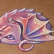 Схема вышивки «Мифические существа (малыши). Дракон»