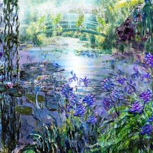 Схема вышивки «Клод Монэ»