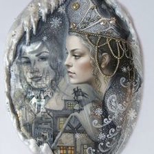 Схема вышивки «царевна»