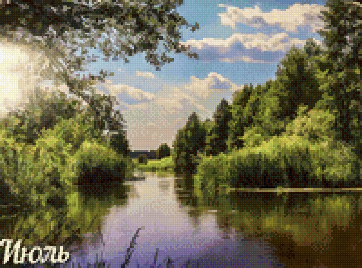 Пейзаж летний - июль - предпросмотр