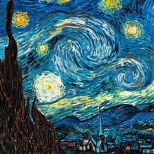 Схема вышивки «Noche estrellada»