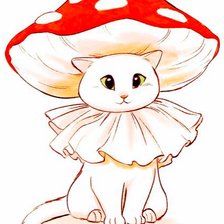 Схема вышивки «Кот»