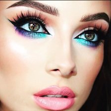 Схема вышивки «Макияж»