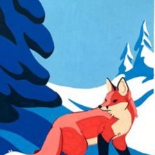 Схема вышивки «Лис»