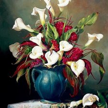 Схема вышивки «Каллы»