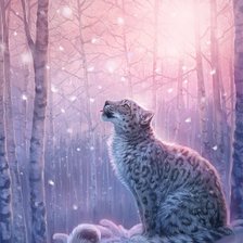 Схема вышивки «Ирбис»