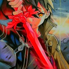 Схема вышивки «Мастер меча онлайн»