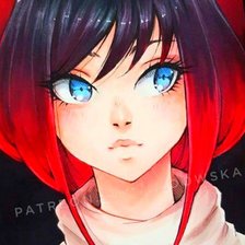 Схема вышивки «Аниме»