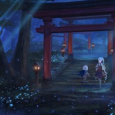 Схема вышивки «Лес»