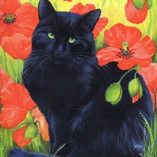 Схема вышивки «Котэйка»