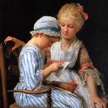 Схема вышивки «Вышивальщица 2»