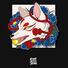 Схема вышивки «ёкай»