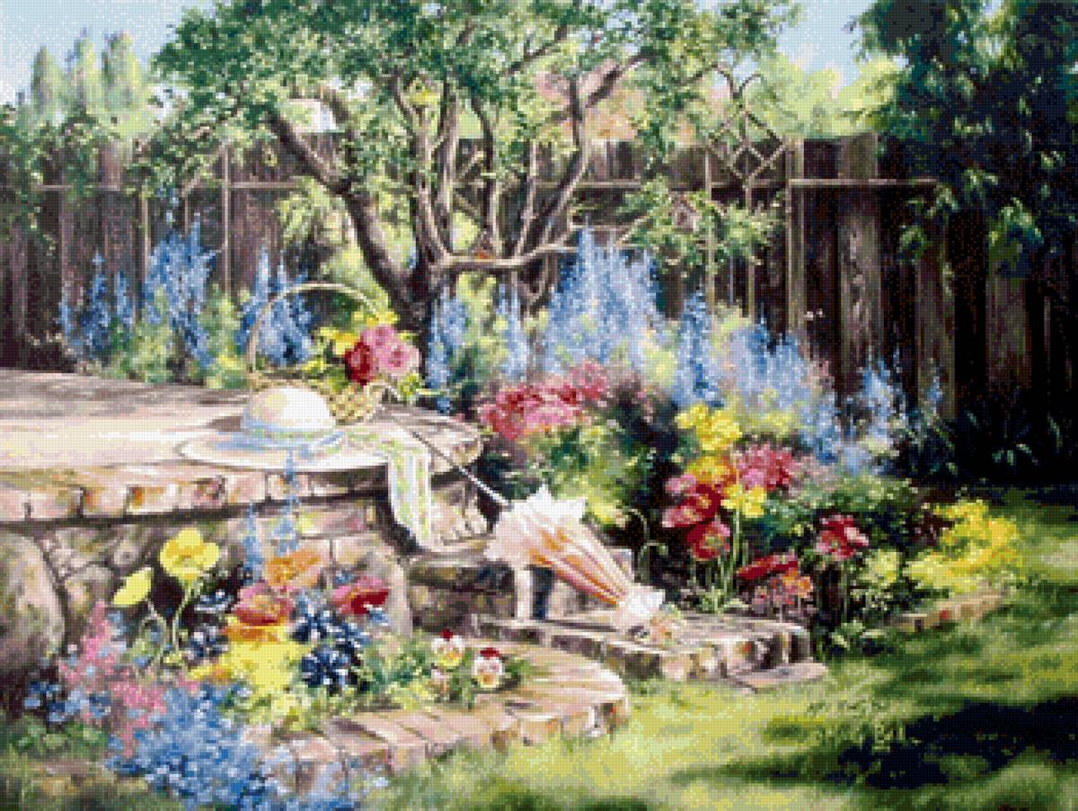Сад - цветы, сад - предпросмотр