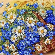 Схема вышивки «Цветы»