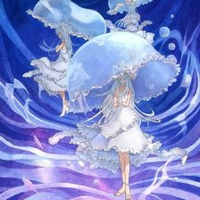 Схема вышивки «фантазия, акварель, пнк»