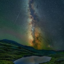 Млечный путь. Йеллоустоунский национальный парк