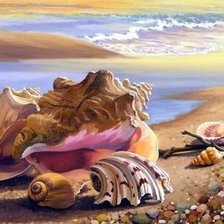 Схема вышивки «Море»